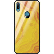 Защитный чехол BoxFace Glossy Panel Huawei Y6 Prime 2019 Yellow Marble
