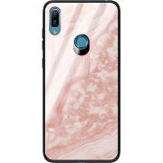 Защитный чехол BoxFace Glossy Panel Huawei Y6 Prime 2019 Pink Marble
