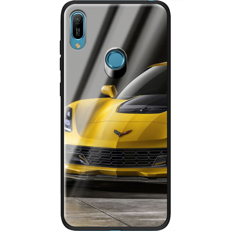 Защитный чехол BoxFace Glossy Panel Huawei Y6 Prime 2019 Corvette Z06