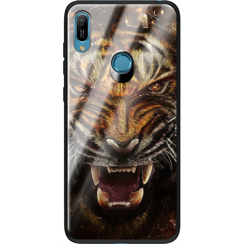 Защитный чехол BoxFace Glossy Panel Huawei Y6 Prime 2019 Tiger