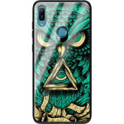 Защитный чехол BoxFace Glossy Panel Huawei Y6 Prime 2019 Masonic Owl