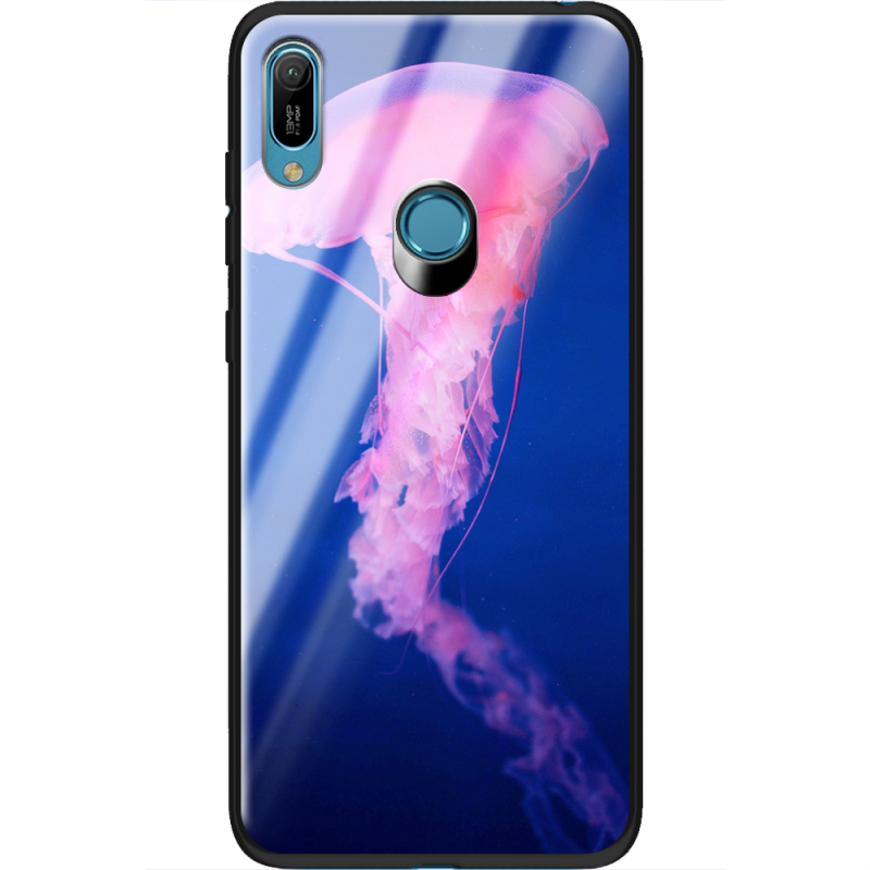 Защитный чехол BoxFace Glossy Panel Huawei Y6 Prime 2019 Jellyfish