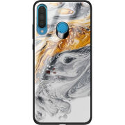 Защитный чехол BoxFace Glossy Panel Huawei P30 Lite Gold With Silver