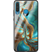 Защитный чехол BoxFace Glossy Panel Huawei P30 Lite Blue Abstraction