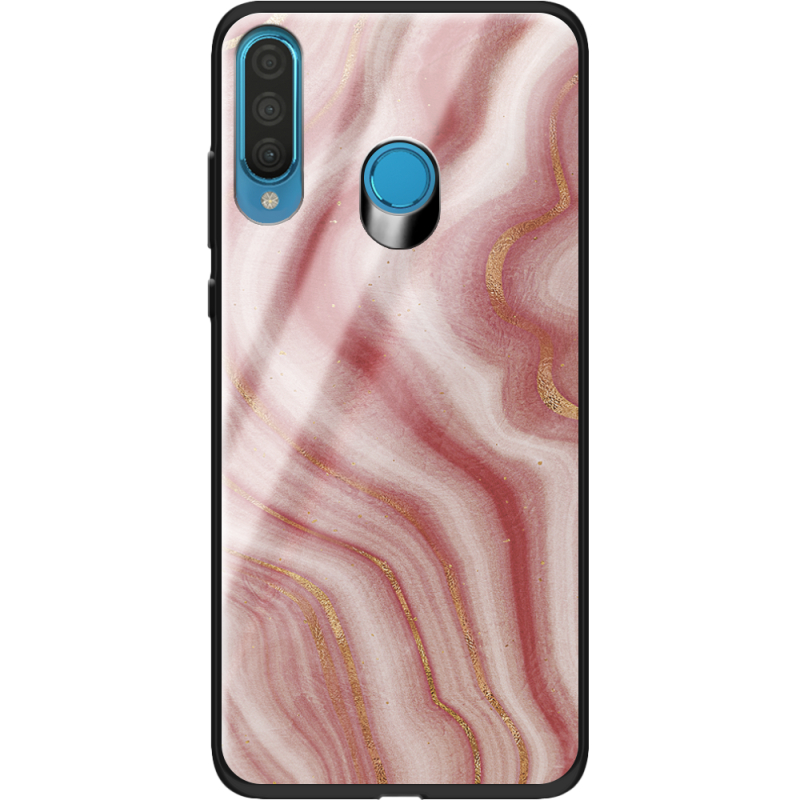 Защитный чехол BoxFace Glossy Panel Huawei P30 Lite Print Marble