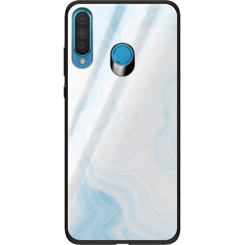 Защитный чехол BoxFace Glossy Panel Huawei P30 Lite Light Marble