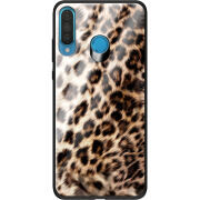 Защитный чехол BoxFace Glossy Panel Huawei P30 Lite Leopard Fur