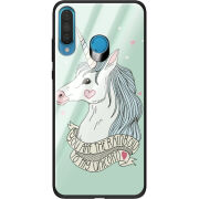 Защитный чехол BoxFace Glossy Panel Huawei P30 Lite My Unicorn