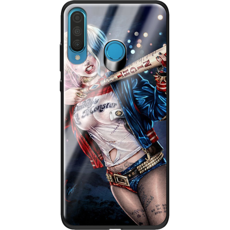 Защитный чехол BoxFace Glossy Panel Huawei P30 Lite Harley Quinn