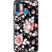 Чехол Prizma Uprint Huawei P30 Lite Roses on Black