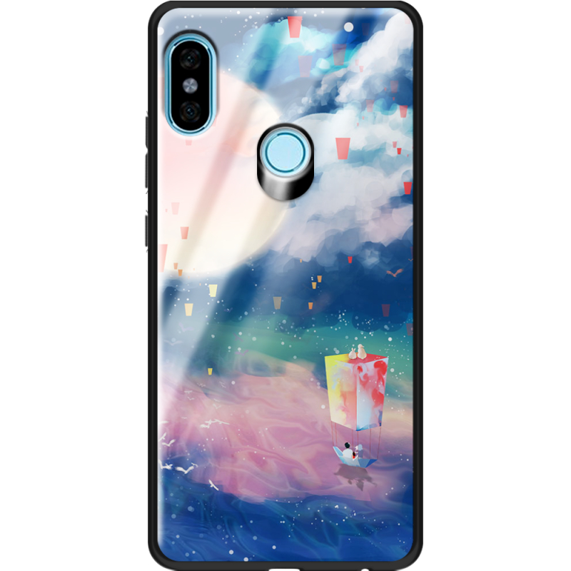 Защитный чехол BoxFace Glossy Panel Xiaomi Redmi Note 5 / Note 5 Pro Dreamy Clouds