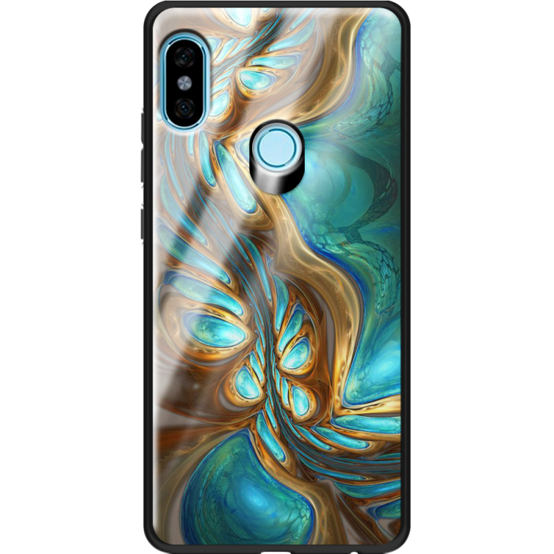 Защитный чехол BoxFace Glossy Panel Xiaomi Redmi Note 5 / Note 5 Pro Blue Abstraction