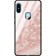 Защитный чехол BoxFace Glossy Panel Xiaomi Redmi Note 5 / Note 5 Pro Pink Marble