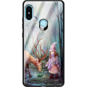 Защитный чехол BoxFace Glossy Panel Xiaomi Redmi Note 5 / Note 5 Pro Girl And Deer