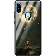 Защитный чехол BoxFace Glossy Panel Xiaomi Redmi Note 5 / Note 5 Pro Reach for the Moon