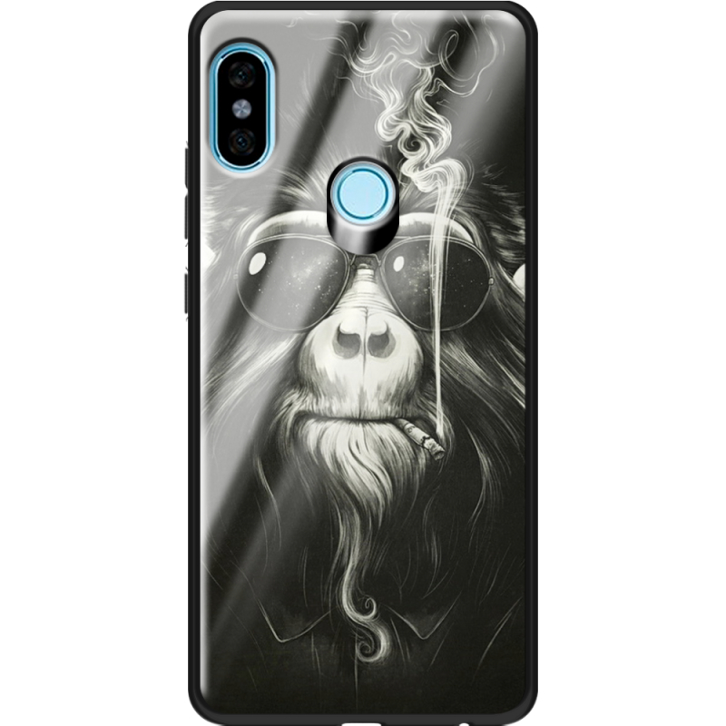 Защитный чехол BoxFace Glossy Panel Xiaomi Redmi Note 5 / Note 5 Pro Smokey Monkey