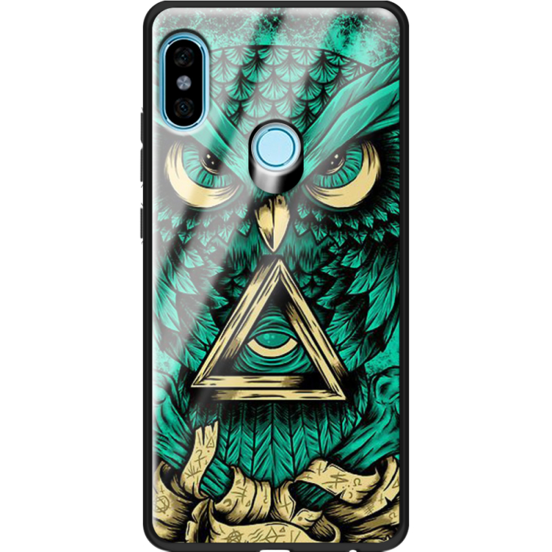 Защитный чехол BoxFace Glossy Panel Xiaomi Redmi Note 5 / Note 5 Pro Masonic Owl