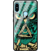 Защитный чехол BoxFace Glossy Panel Xiaomi Redmi Note 5 / Note 5 Pro Masonic Owl