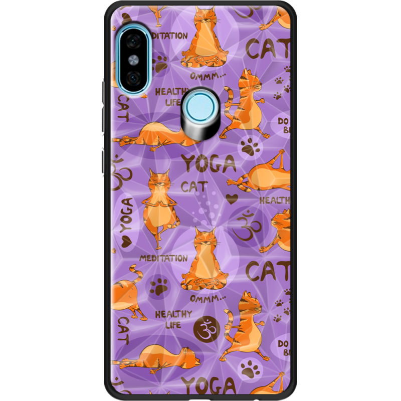 Чехол Prizma Uprint Xiaomi Redmi Note 5 / Note 5 Pro Yoga Cat