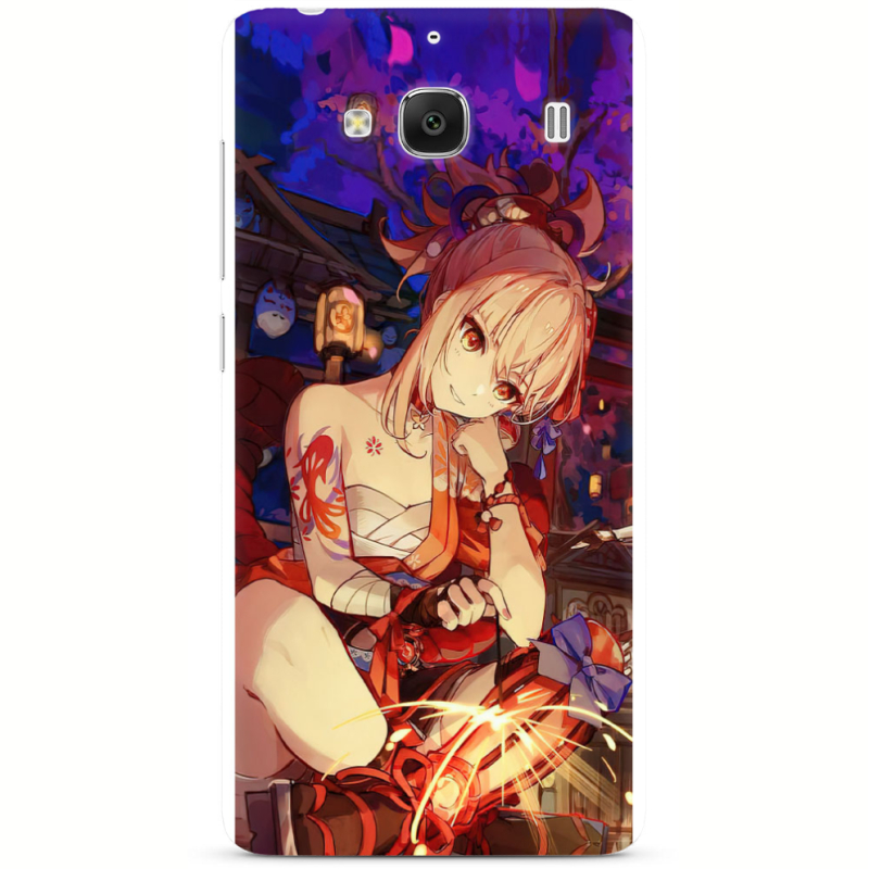 Чехол Uprint Xiaomi Redmi 2 Genshin Ёимия с огоньком