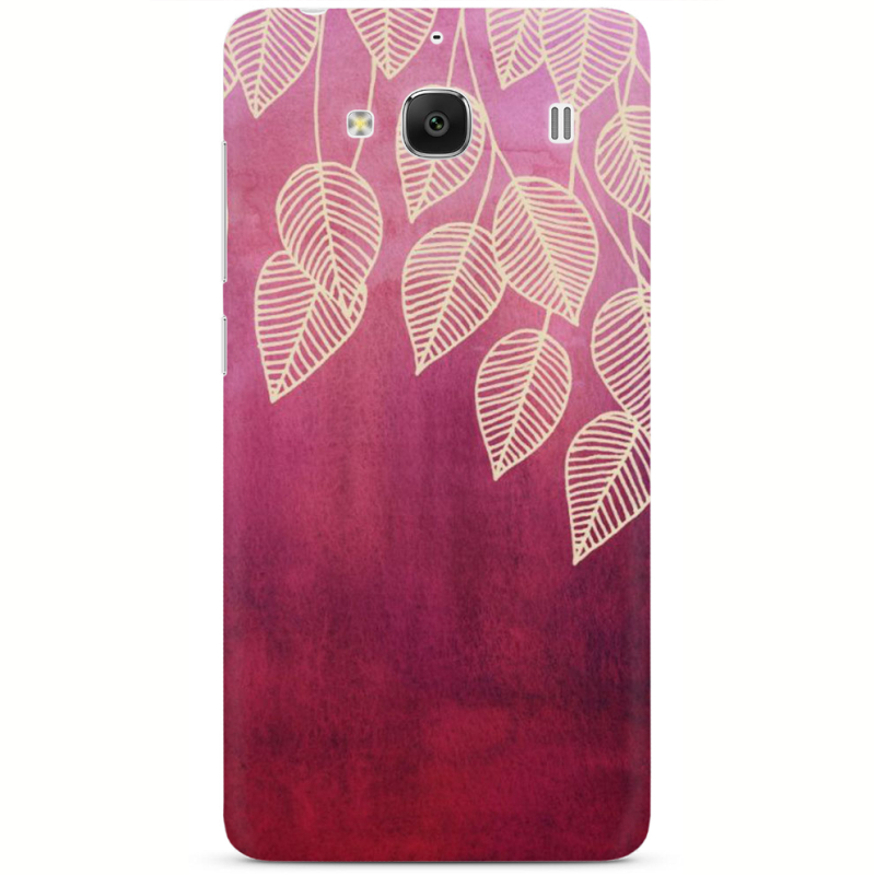 Чехол Uprint Xiaomi Redmi 2 Gold Leaves