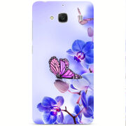 Чехол Uprint Xiaomi Redmi 2 Orchids and Butterflies