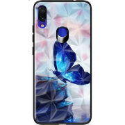 Чехол Prizma Uprint Xiaomi Redmi Note 7 Blue Butterfly