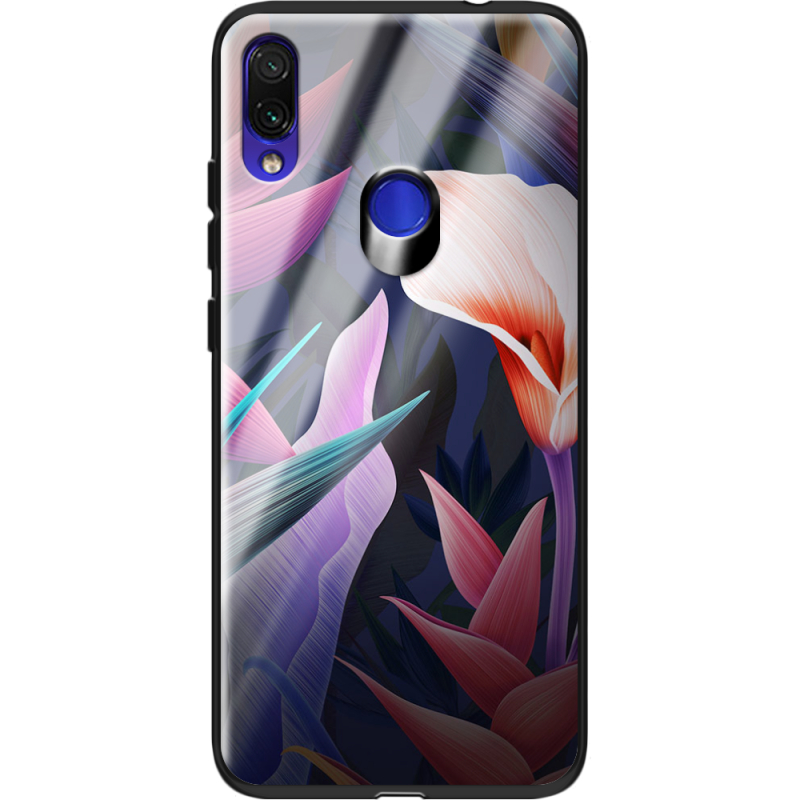 Защитный чехол BoxFace Glossy Panel Xiaomi Redmi Note 7 Calla Flower