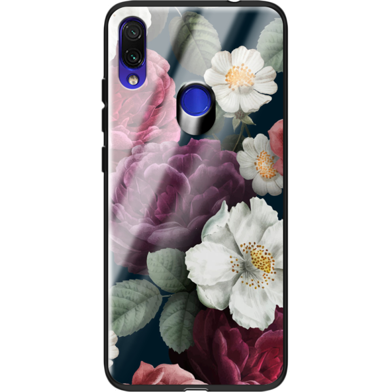 Защитный чехол BoxFace Glossy Panel Xiaomi Redmi Note 7 Peonies