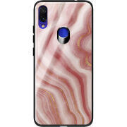 Защитный чехол BoxFace Glossy Panel Xiaomi Redmi Note 7 Print Marble