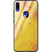 Защитный чехол BoxFace Glossy Panel Xiaomi Redmi Note 7 Yellow Marble