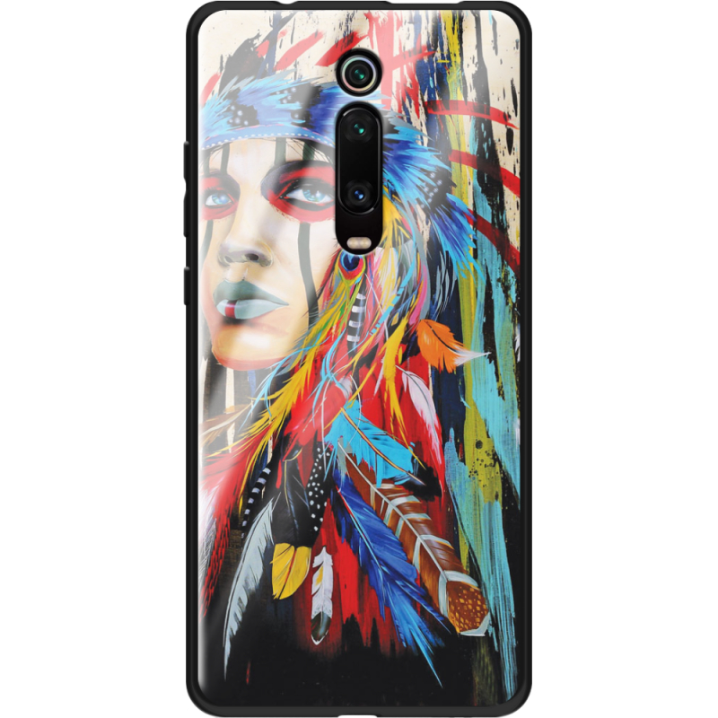 Защитный чехол BoxFace Glossy Panel Xiaomi Mi 9T / Mi 9T Pro Feather Girl