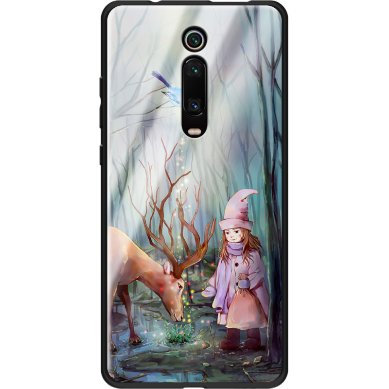 Защитный чехол BoxFace Glossy Panel Xiaomi Mi 9T / Mi 9T Pro Girl And Deer