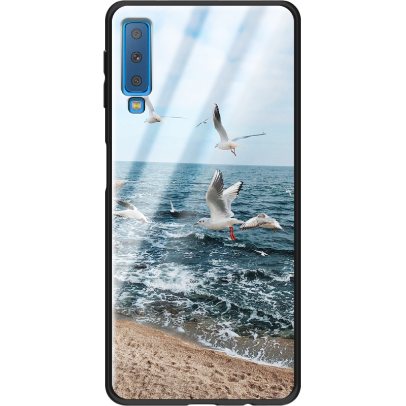 Защитный чехол BoxFace Glossy Panel Samsung Galaxy A7 2018 