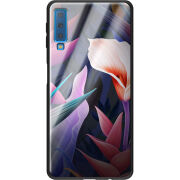 Защитный чехол BoxFace Glossy Panel Samsung Galaxy A7 2018 Calla Flower