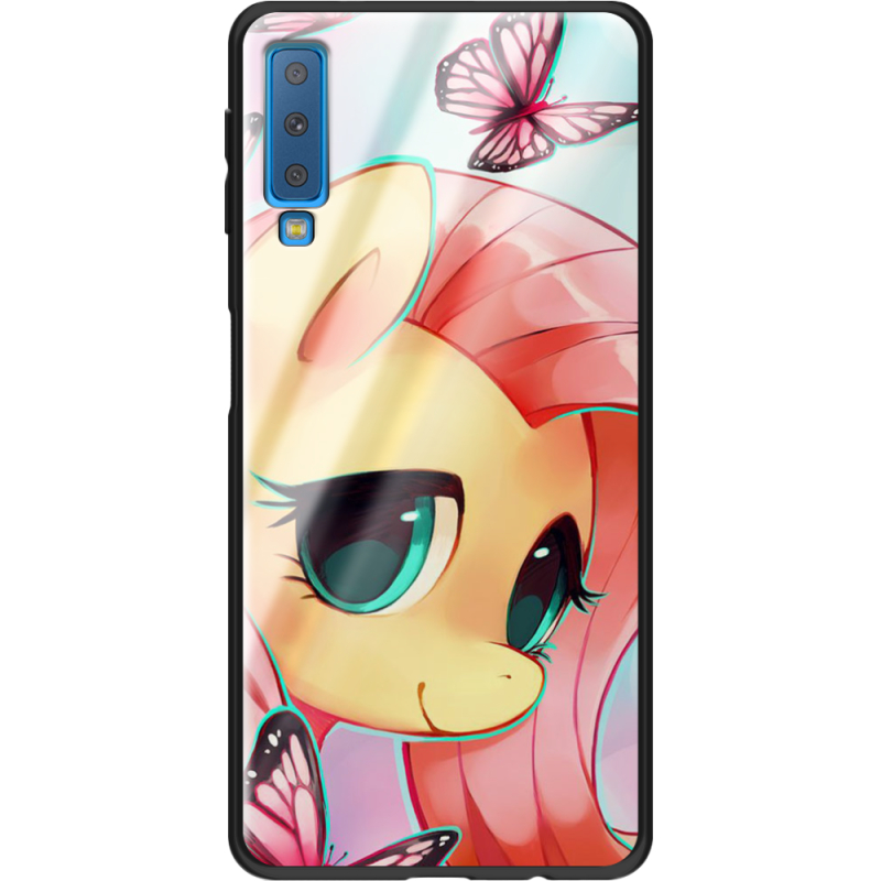 Защитный чехол BoxFace Glossy Panel Samsung Galaxy A7 2018 My Little Pony Fluttershy