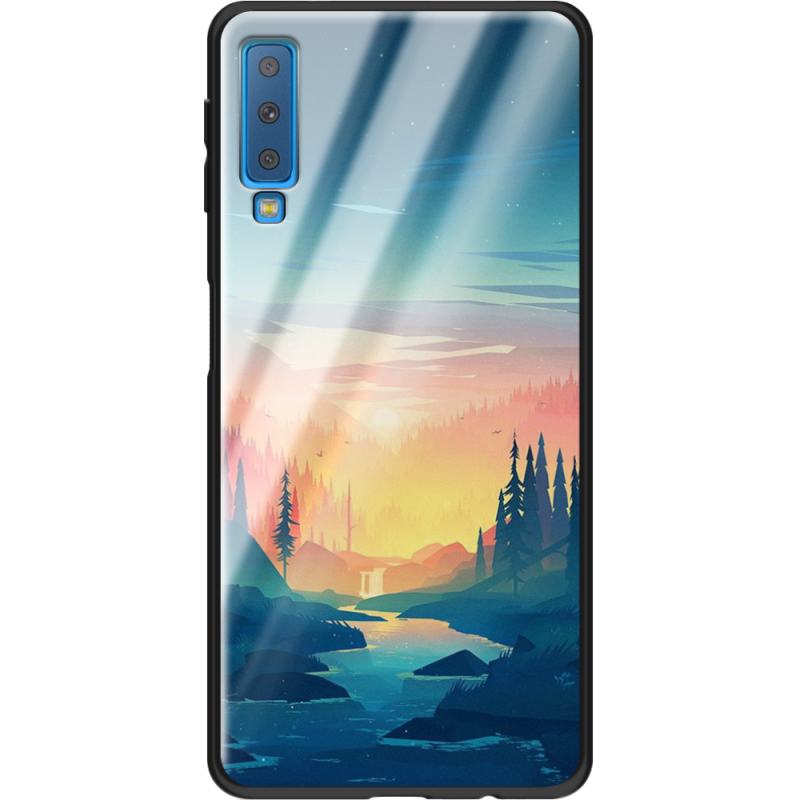 Защитный чехол BoxFace Glossy Panel Samsung Galaxy A7 2018 