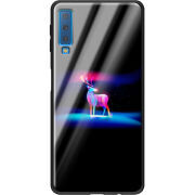 Защитный чехол BoxFace Glossy Panel Samsung Galaxy A7 2018 Fantasy Deer