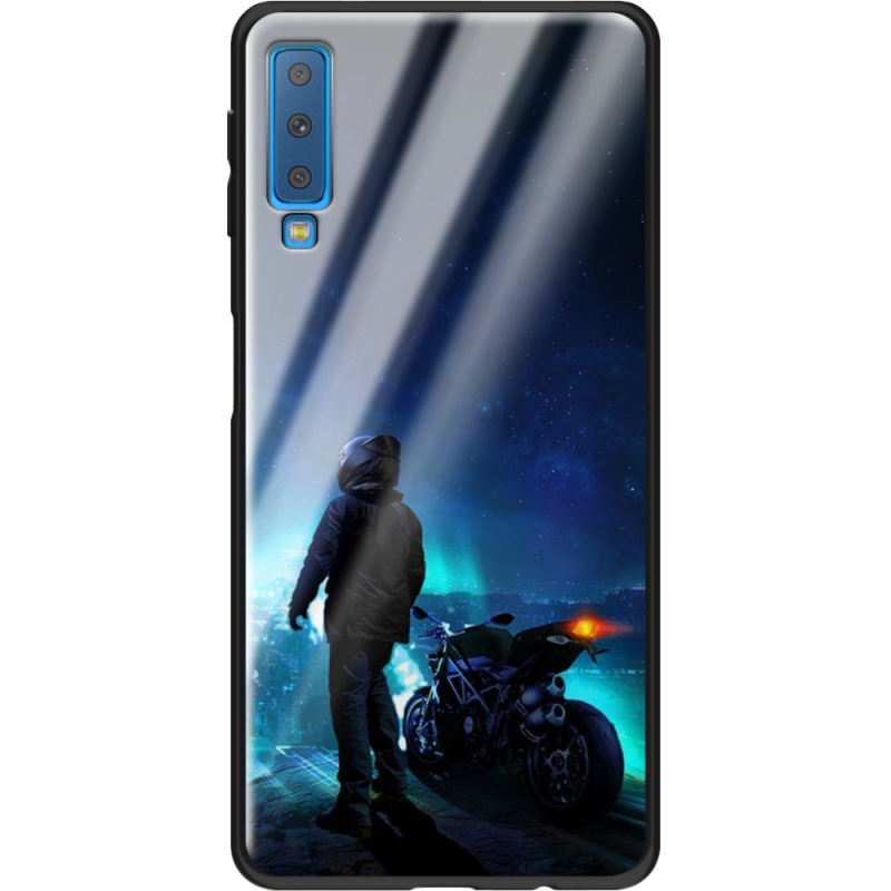 Защитный чехол BoxFace Glossy Panel Samsung Galaxy A7 2018 