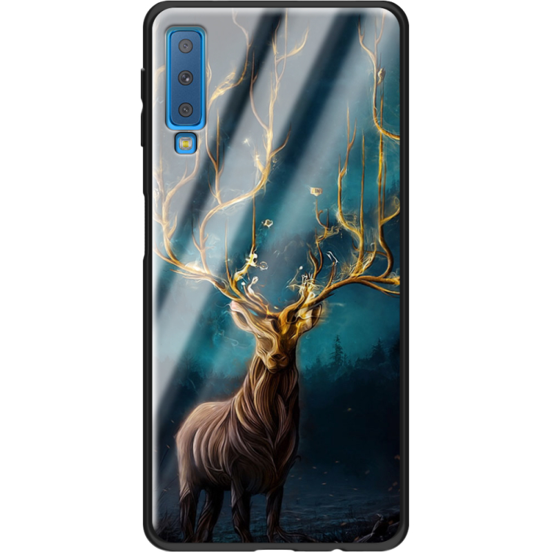 Защитный чехол BoxFace Glossy Panel Samsung Galaxy A7 2018 Fairy Deer