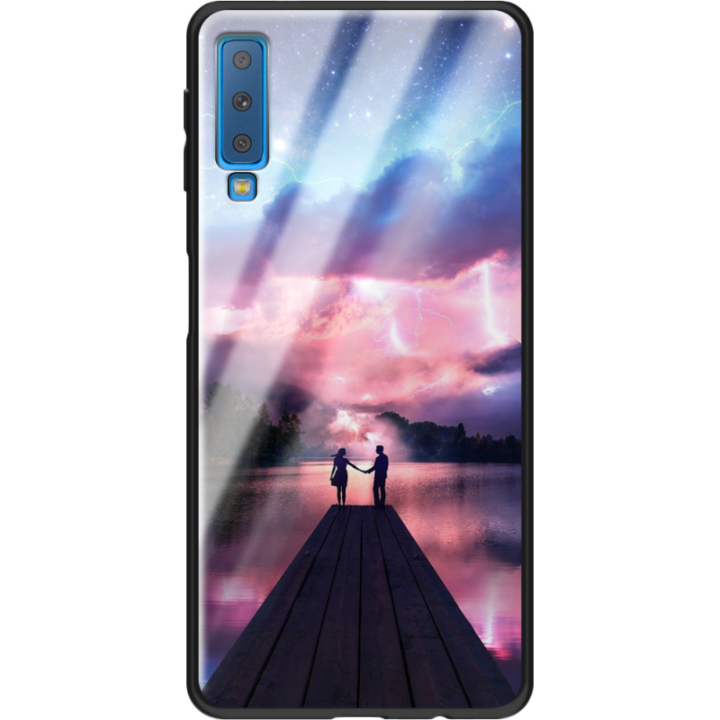 Защитный чехол BoxFace Glossy Panel Samsung Galaxy A7 2018 