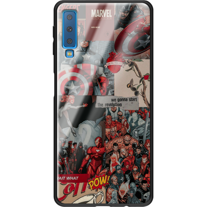 Защитный чехол BoxFace Glossy Panel Samsung Galaxy A7 2018 