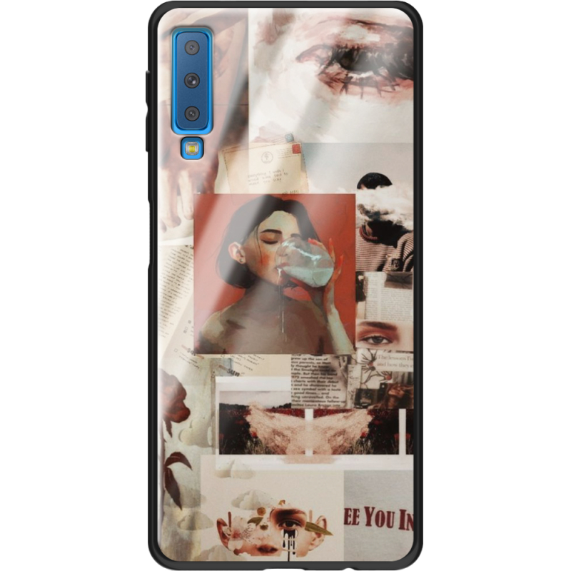 Защитный чехол BoxFace Glossy Panel Samsung Galaxy A7 2018 