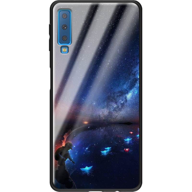 Защитный чехол BoxFace Glossy Panel Samsung Galaxy A7 2018 