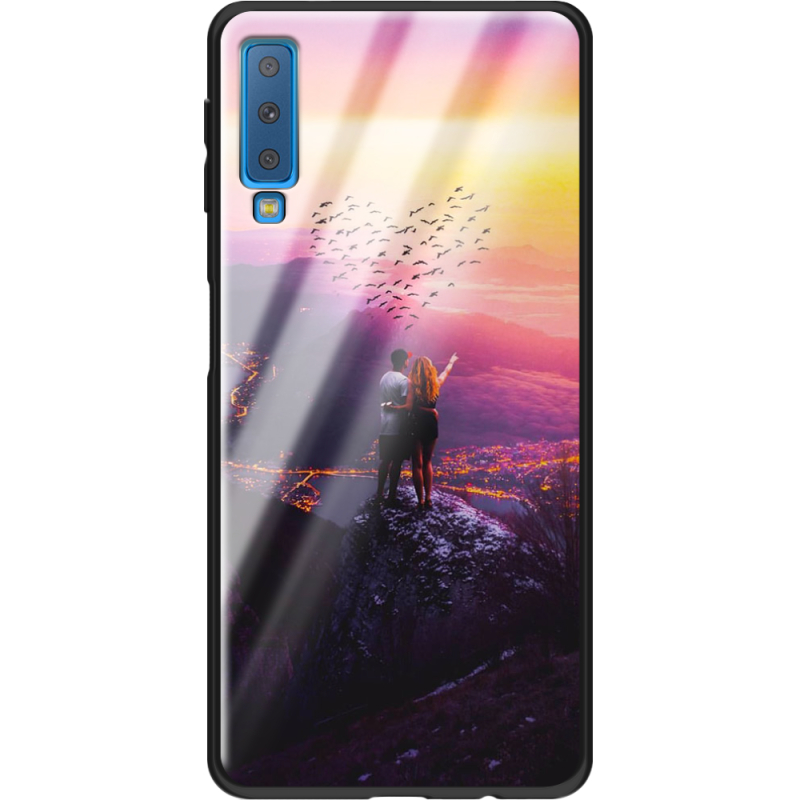 Защитный чехол BoxFace Glossy Panel Samsung Galaxy A7 2018 