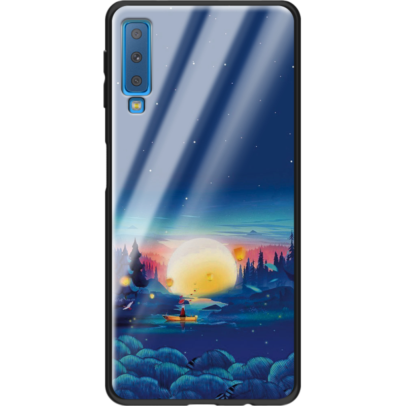 Защитный чехол BoxFace Glossy Panel Samsung Galaxy A7 2018 