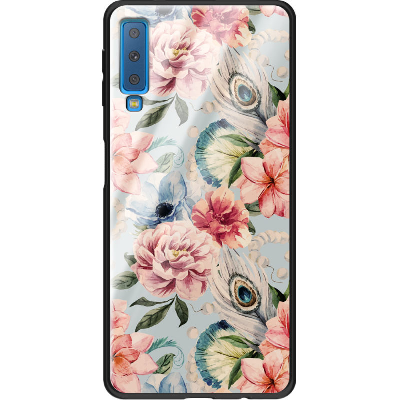 Защитный чехол BoxFace Glossy Panel Samsung Galaxy A7 2018 Rosy