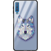 Защитный чехол BoxFace Glossy Panel Samsung Galaxy A7 2018 Wolfie