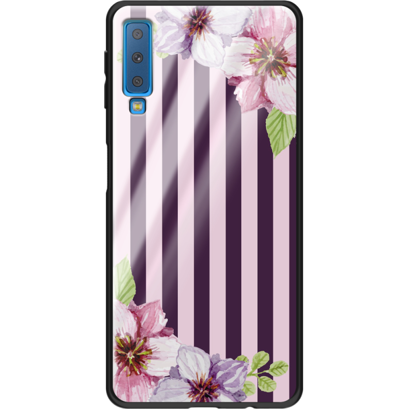 Защитный чехол BoxFace Glossy Panel Samsung Galaxy A7 2018 Purple Fantasy