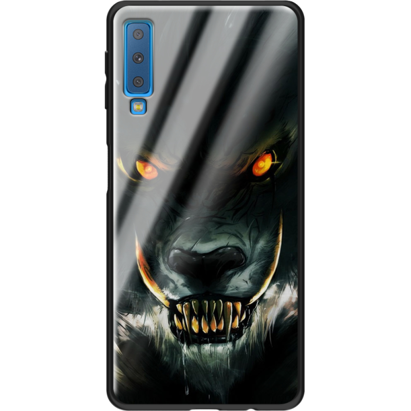 Защитный чехол BoxFace Glossy Panel Samsung Galaxy A7 2018 Werewolf